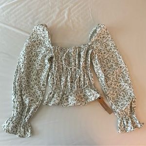 Reformation Pimento Linen Top